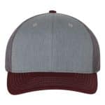 Heather Grey/ Charcoal/ Maroon
