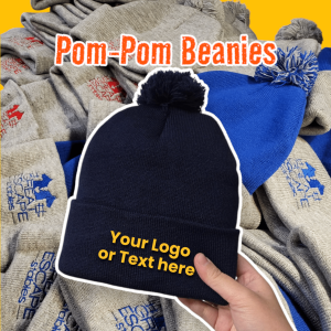 Personalized Embroidered Pom-Pom Beanie (SP15)